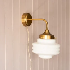 Graham & Green Wall Lights & Sconces<Caius Brass Wall Light