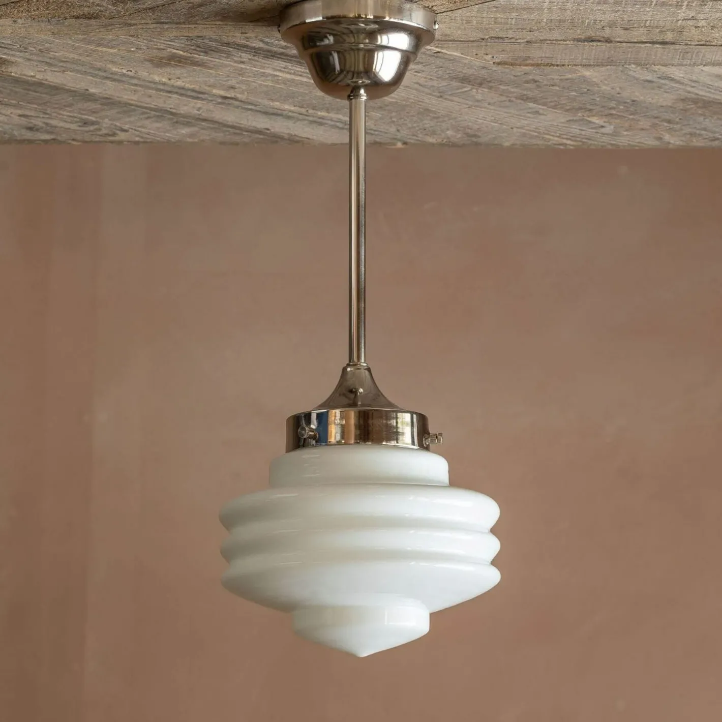 Graham & Green Ceiling Lights & Chandeliers<Caius Nickel Pendant Light