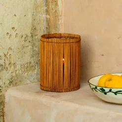 Graham & Green Candle Holders & Candles<Cane Hurricane Tealight Holder