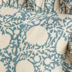 Graham & Green Sofa Cushions|Cushions<Cassia Small Rectangular Block Printed Cushion