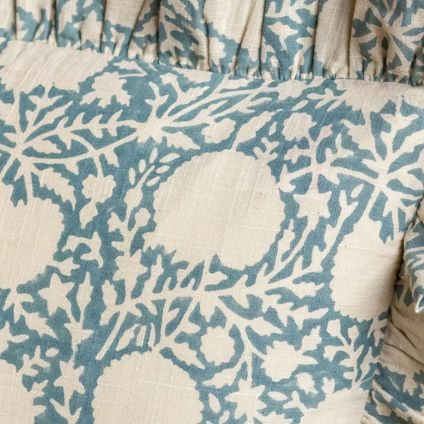 Graham & Green Sofa Cushions|Cushions<Cassia Small Rectangular Block Printed Cushion