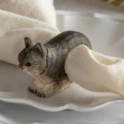 Graham & Green Table Cloths & Napkins|Table Cloths & Napkins<Cat Napkin Ring