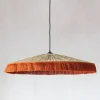Graham & Green Ceiling Lights & Chandeliers<Cecile Brick Red Tassel Pendant