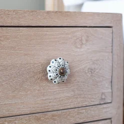 Graham & Green Knobs & Handles<Ceramic Matte Floral Hand-painted Knob
