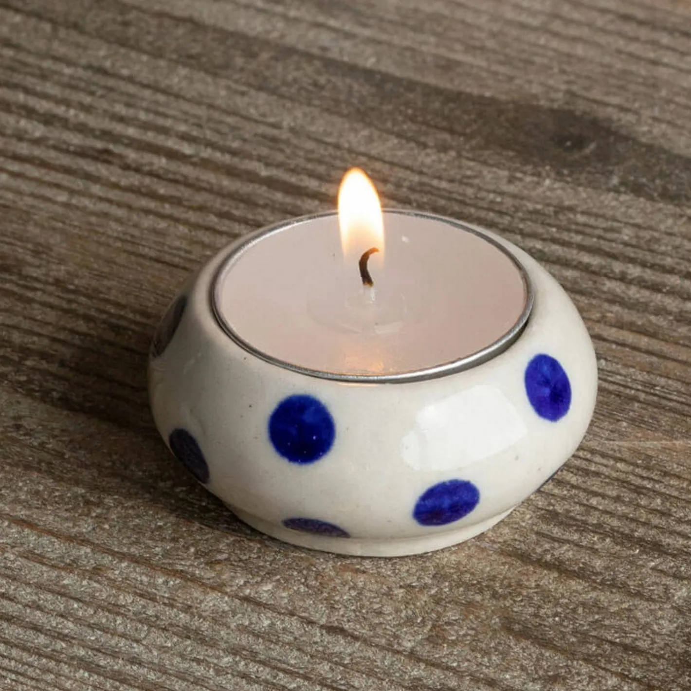Graham & Green Candle Holders & Candles<Ceramic Painted Tealight Holders