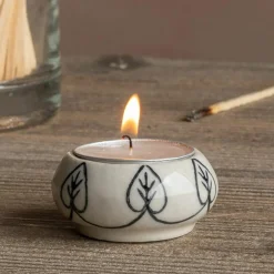 Graham & Green Candle Holders & Candles<Ceramic Painted Tealight Holders