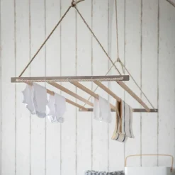 Graham & Green Household Storage<Chalford Natural Wood Ceiling Dryer