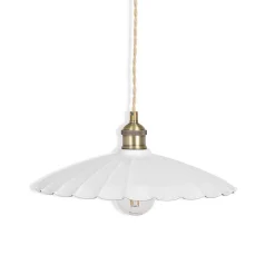 Graham & Green Ceiling Lights & Chandeliers<Chalk Metal Large Pendant Light