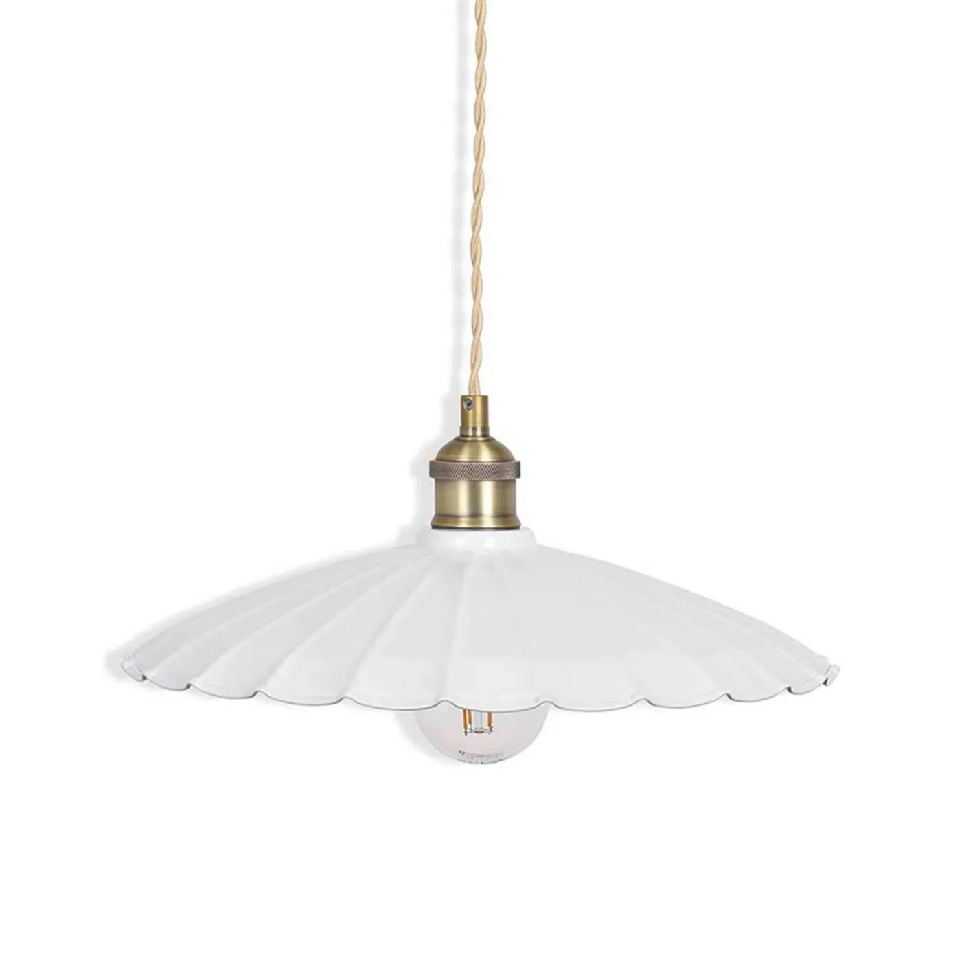 Graham & Green Ceiling Lights & Chandeliers<Chalk Metal Large Pendant Light