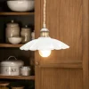 Graham & Green Ceiling Lights & Chandeliers<Chalk Metal Small Pendant Light