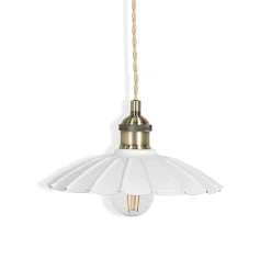 Graham & Green Ceiling Lights & Chandeliers<Chalk Metal Small Pendant Light