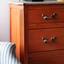 Graham & Green Chests Of Drawers|Chests Of Drawers<Chantilly Large Coral Patina Chest of Drawers
