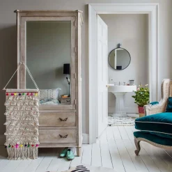 Graham & Green Wardrobes & Rails|Wardrobes & Rails<Chantilly Whitewashed Wardrobe