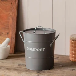 Graham & Green Household Storage<Charcoal Grey Compost Bucket