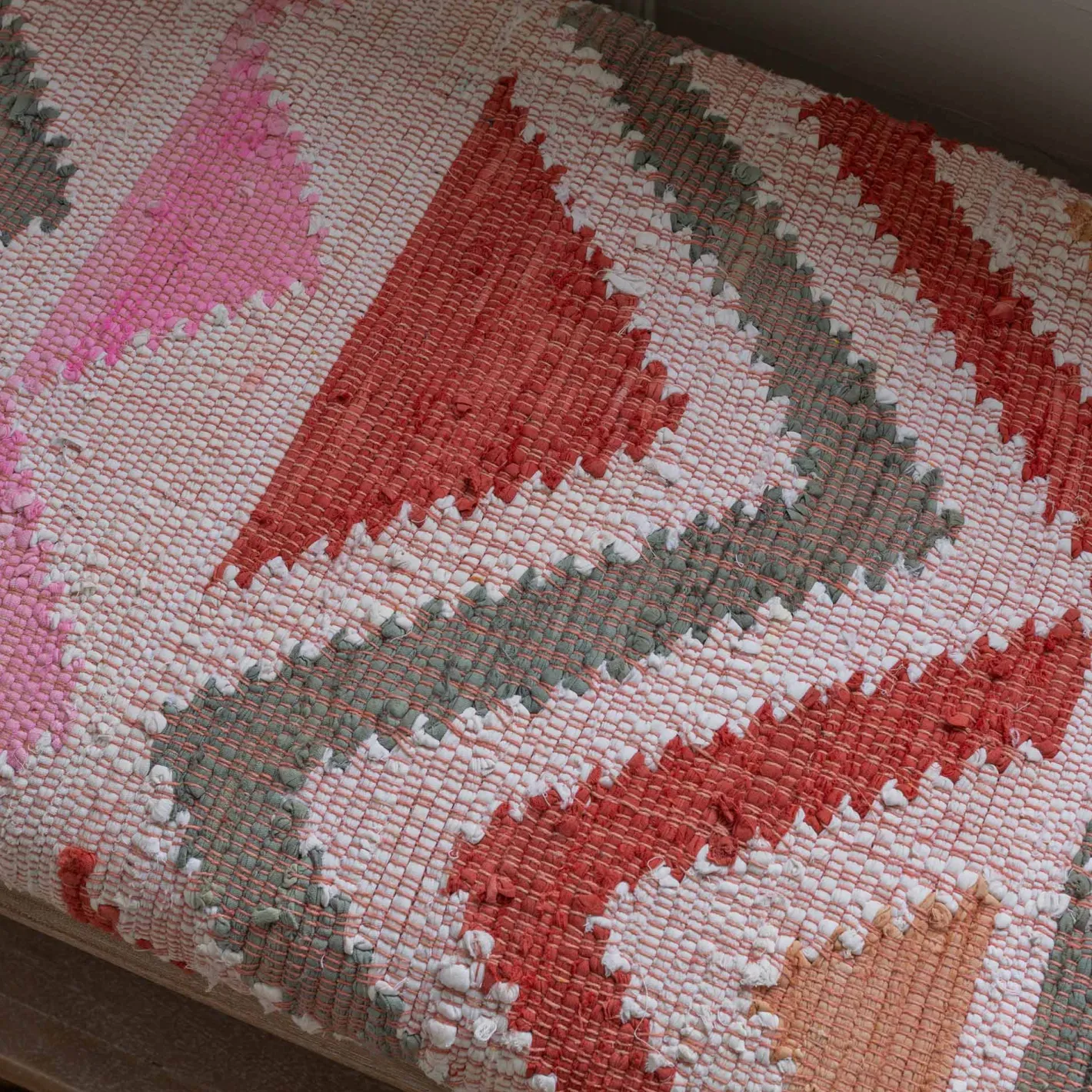 Graham & Green Benches & Ottomans|Ottomans & Benches<Chindi Rag Rug Bench