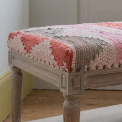 Graham & Green Benches & Ottomans|Ottomans & Benches<Chindi Rag Rug Bench