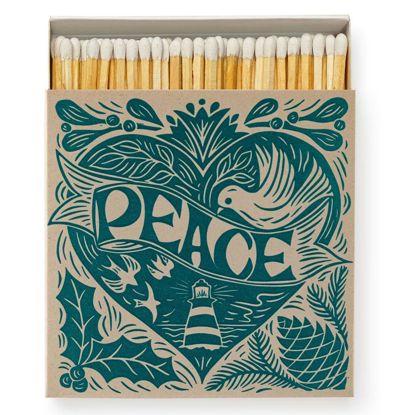 Graham & Green Candle Holders & Candles|Matches & Match Strikes<Christmas Peace Matches