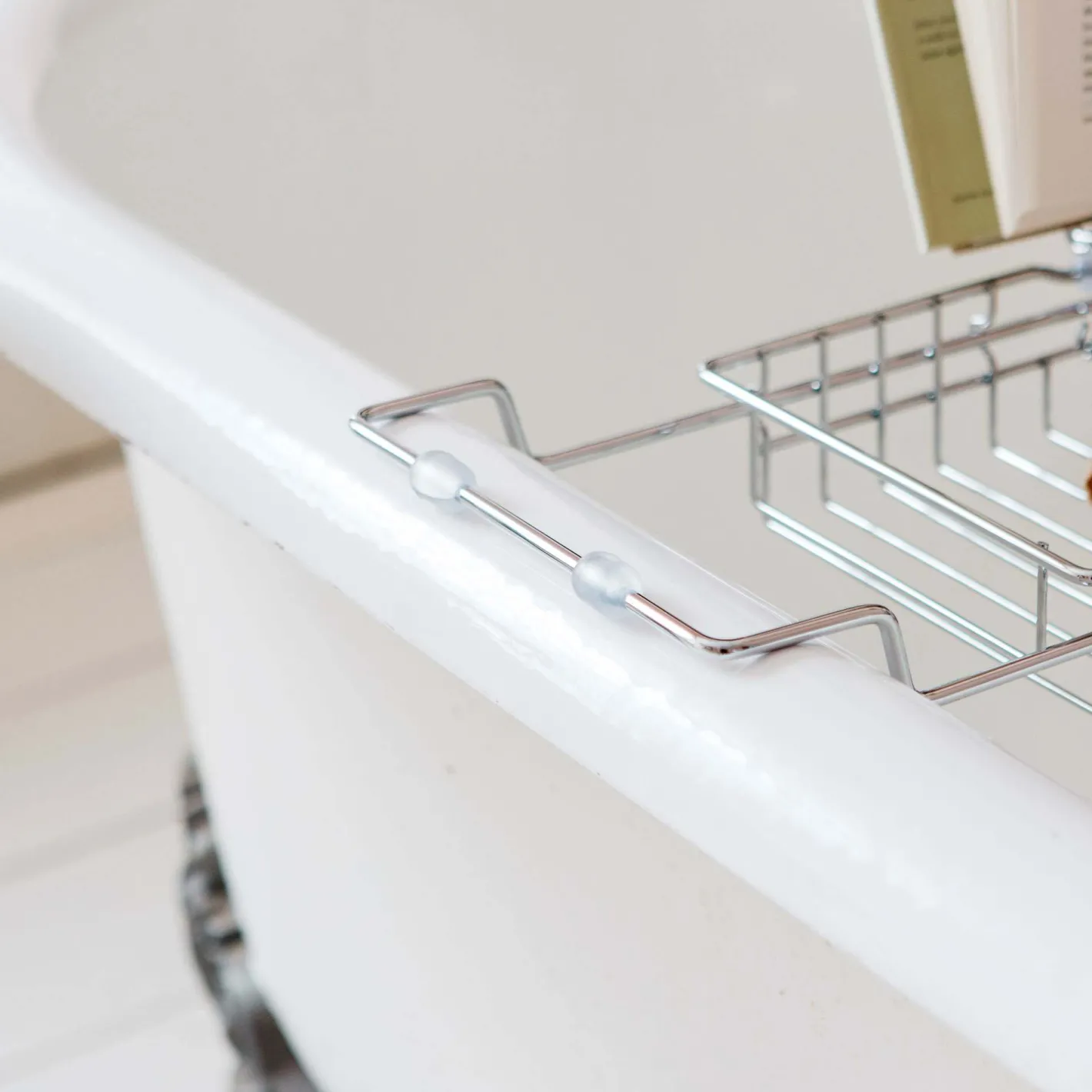 Graham & Green Bathroom Accessories<Chrome Bath Caddy with Stand