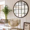 Graham & Green Wall Mirrors<Circular Window Pane Mirror