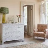 Graham & Green Chests Of Drawers|Chests Of Drawers<Classic White Mother of Pearl Chest of Drawers