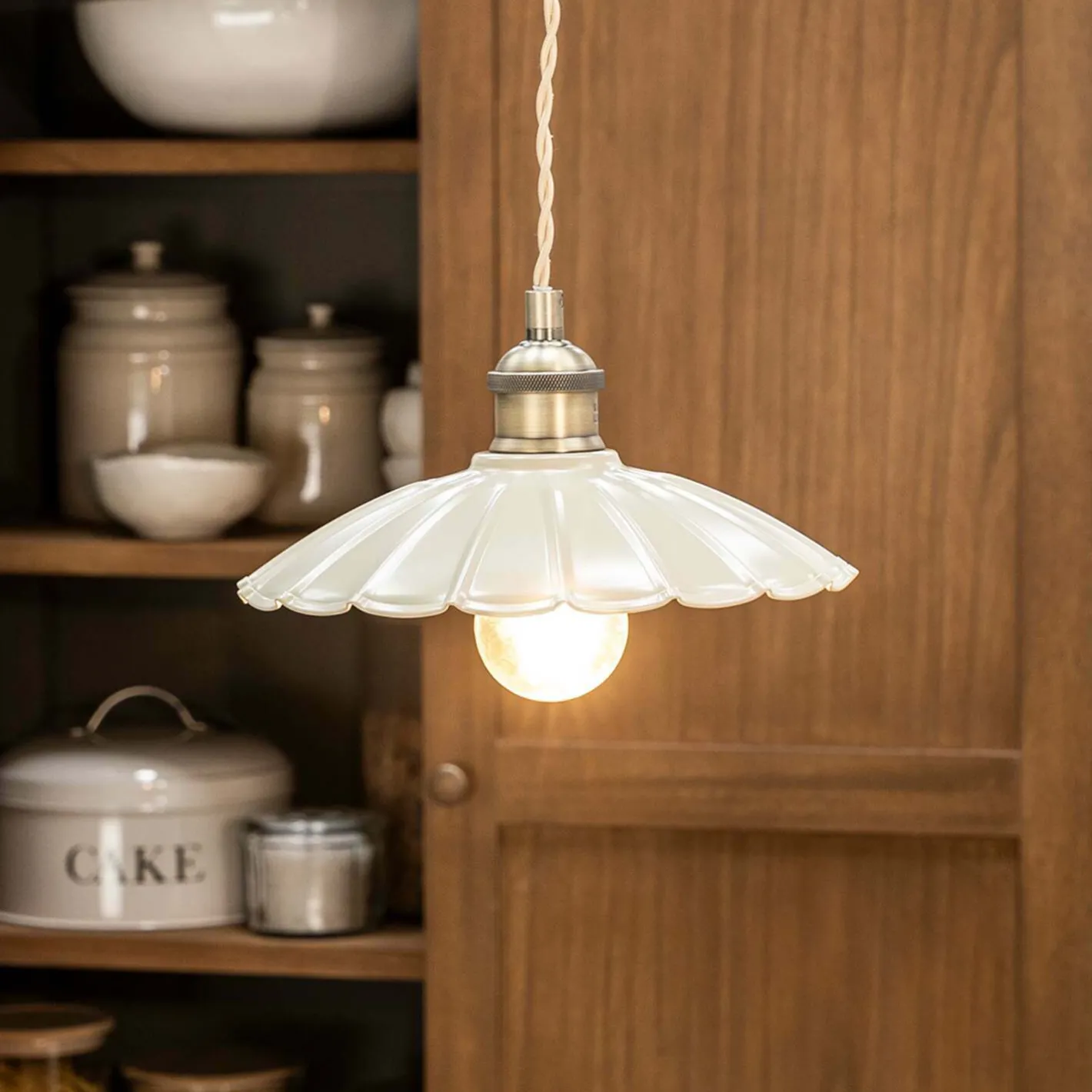 Graham & Green Ceiling Lights & Chandeliers<Clay Metal Small Pendant Light