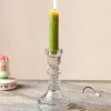 Graham & Green Candle Holders & Candles<Clear Glass Candle Holder