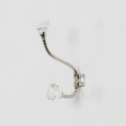 Graham & Green Coat Racks & Hooks<Clear Glass Coat Hook