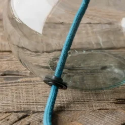 Graham & Green Table Lamps<Clear Recycled Glass Table Lamp