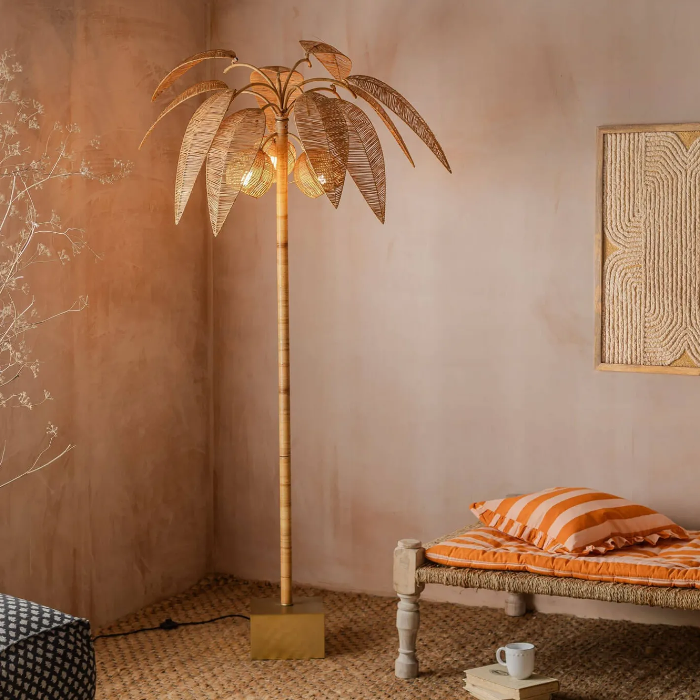 Graham & Green Floor Lamps<Coconut Tree Floor Lamp