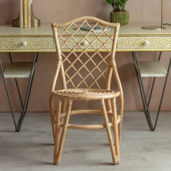 Graham & Green Dining Chairs<Cole Rattan Cross Dining Chair