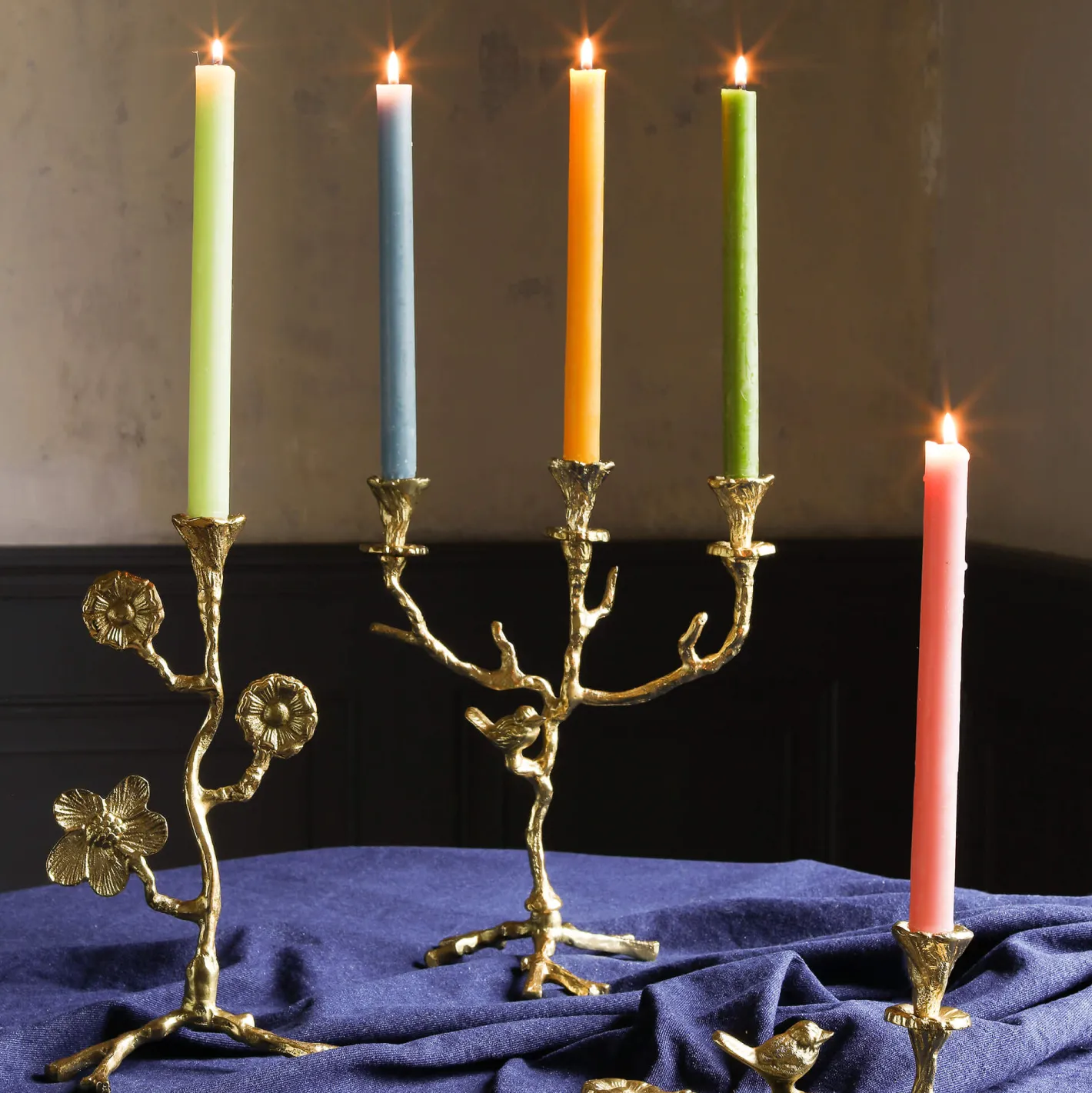 Graham & Green Candle Holders & Candles<Coloured Dining Candles