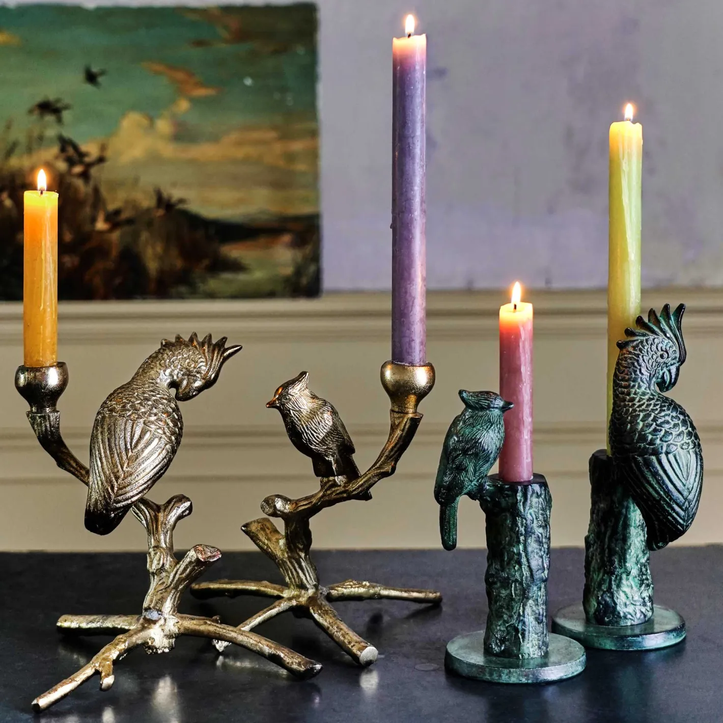 Graham & Green Candle Holders & Candles<Coloured Dining Candles