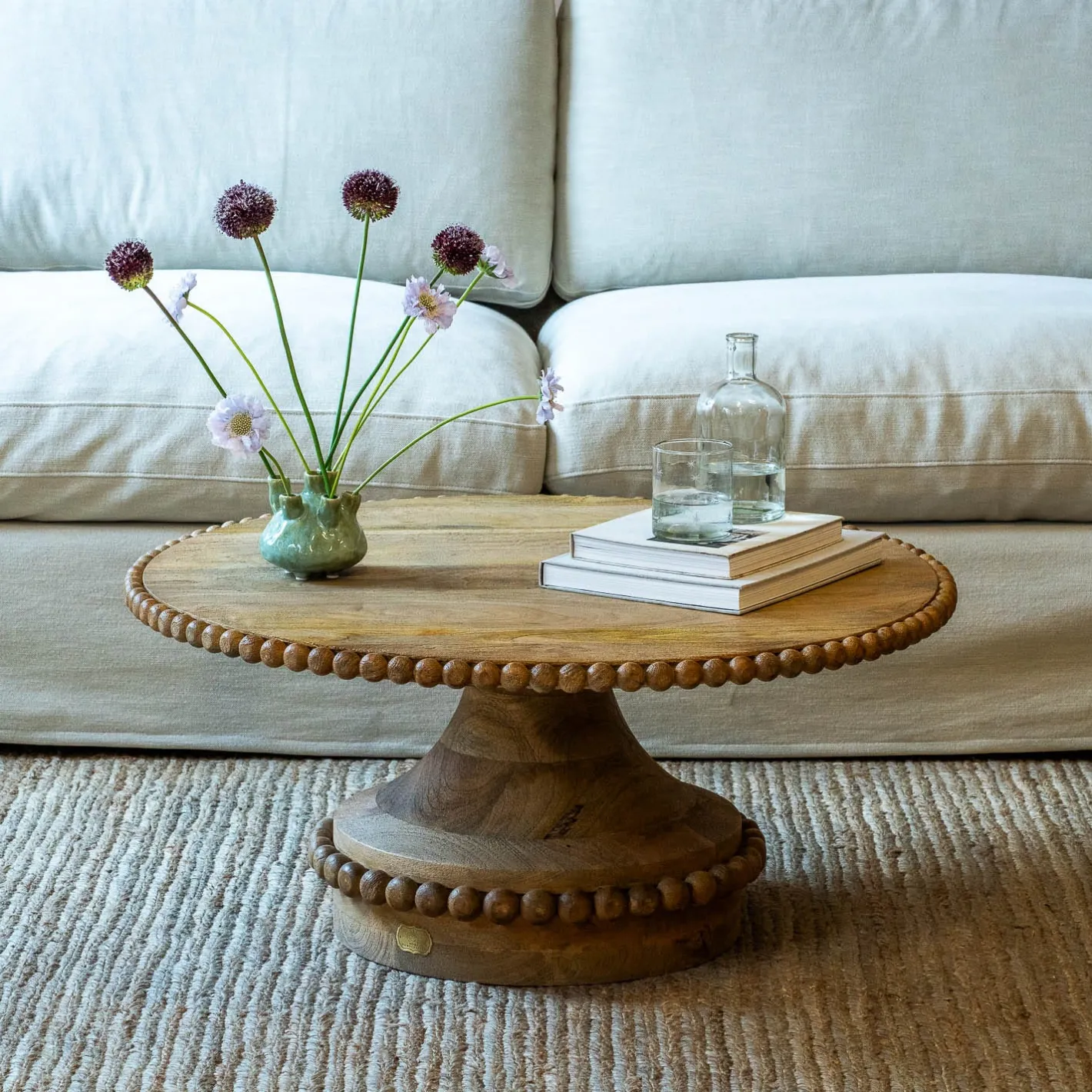 Graham & Green Coffee Tables<Condo Round Wooden Coffee Table