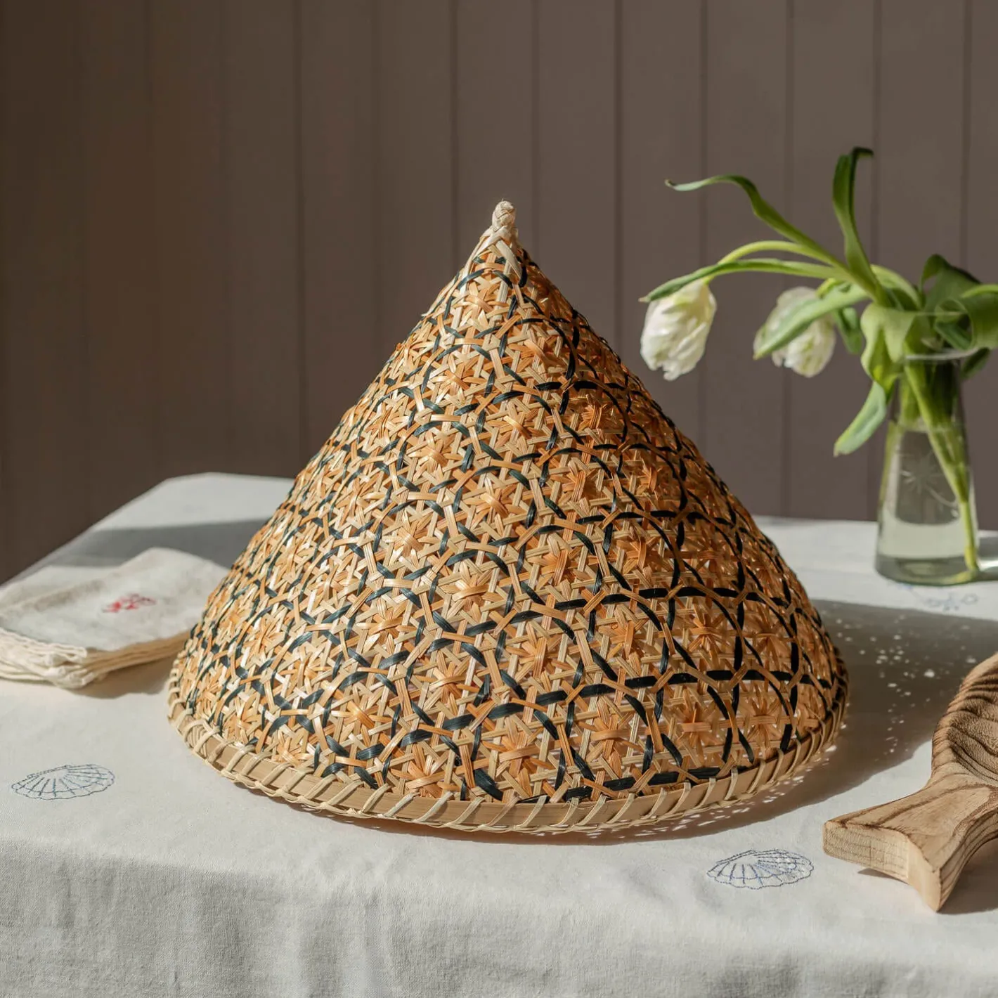 Graham & Green Outdoor Dining|Kitchen Accessories<Cone Woven Bamboo Food Cover