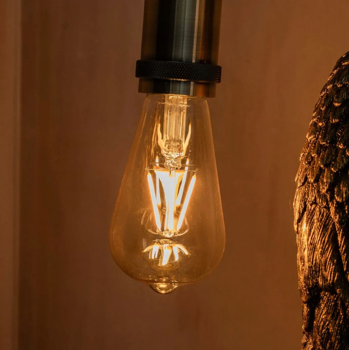 Graham & Green Lightbulbs & Light Fittings<Conical Amber LED E27 Bulb