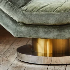 Graham & Green Cocktail Chairs<Corinne Green Velvet Chaise