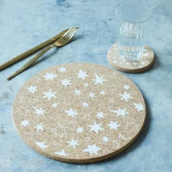 Graham & Green Placemats, Coasters & Trays<Cork Stars Coaster