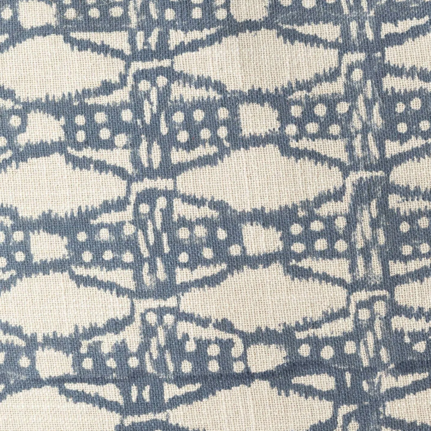 Graham & Green Sofa Cushions|Cushions<Cotton Block Printed Rectangular Cushions with tassel trim