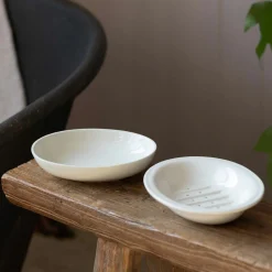 Graham & Green Bathroom Accessories<Cream Ceramic Two-Part Soap Dish