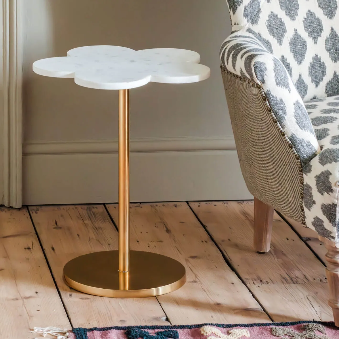 Graham & Green Side Tables<Daisy Marble Side Table