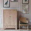 Graham & Green Sideboards & Tv Stands<Dali Natural Linen Cupboard with Drawers
