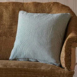 Graham & Green Sofa Cushions|Cushions<Dark Blue Stripe Square Cushion