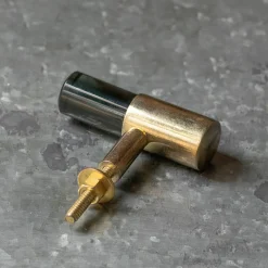 Graham & Green Knobs & Handles<Dark Purple Glass and Brass Knob