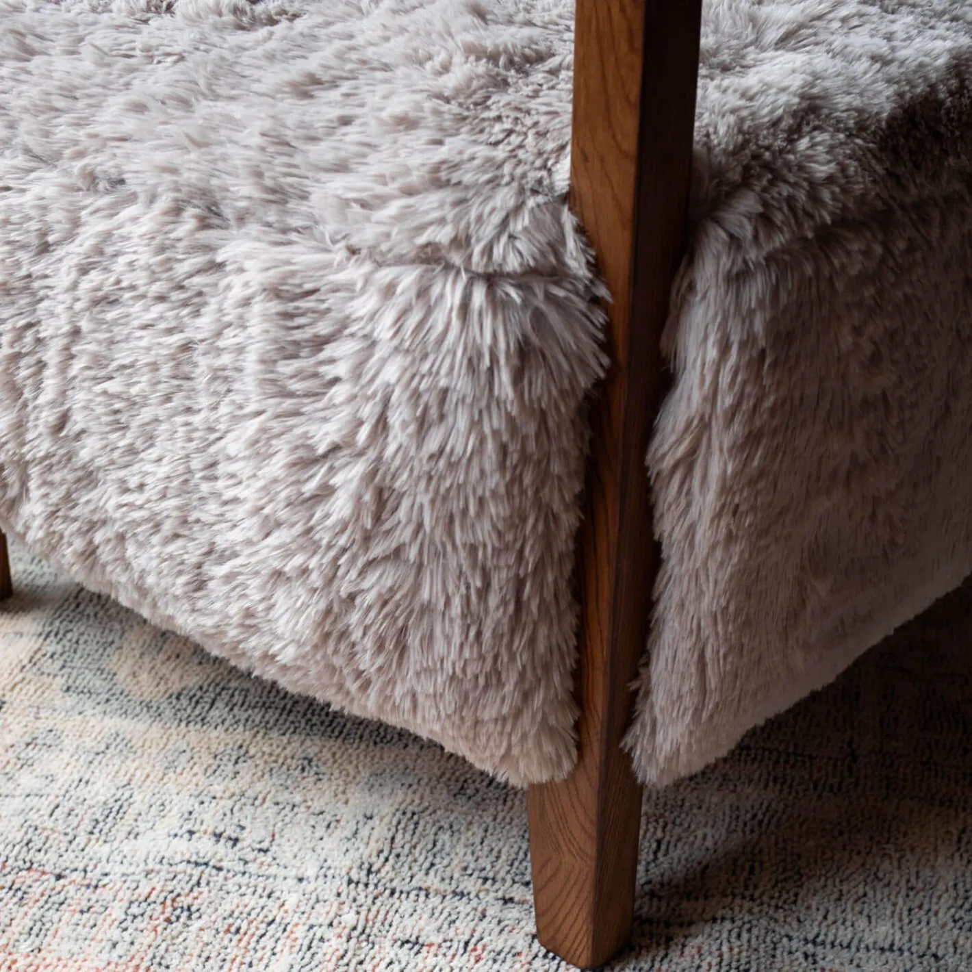 Graham & Green Armchairs<Dasha Faux Fur Armchair