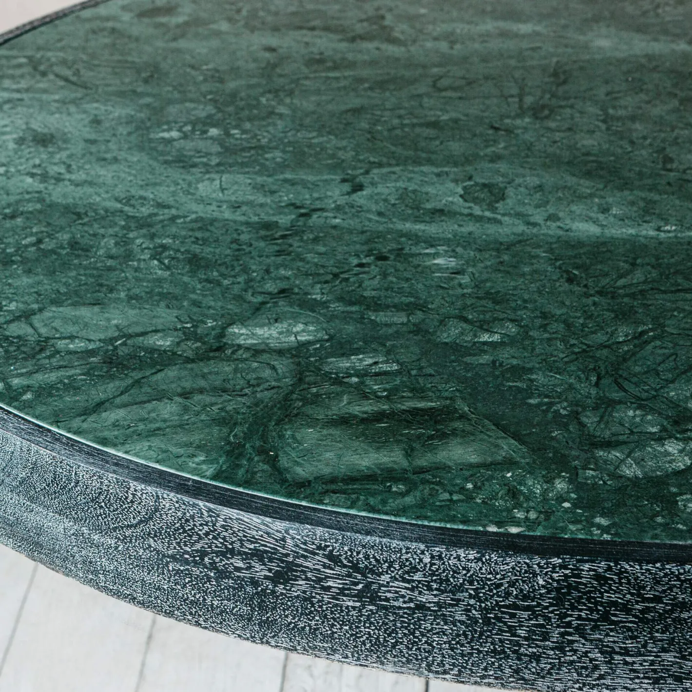 Graham & Green Dining Tables<Delaney 4 Seater Green Marble Dining Table