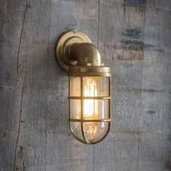 Graham & Green Garden Lights|Outdoor Lights<Devonport Brass Down Light