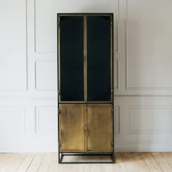Graham & Green Cabinets & Cupboards<Dexter Double Glass Display Cabinet