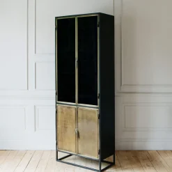 Graham & Green Cabinets & Cupboards<Dexter Double Glass Display Cabinet
