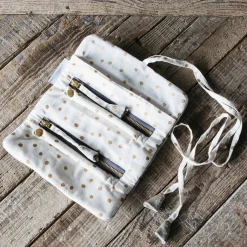 Graham & Green Jewellery Boxes & Trinket Trays<Dotty Velvet Jewellery Rolls