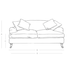 Graham & Green Ready To Go Sofas<Doze Forest Green Velvet Sofa